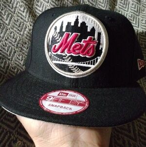 NY Mets New Era Snapback Big Logo Cap